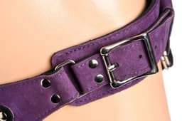 Korset Deluxe Leren Strap On - Roze — thumbnail 12