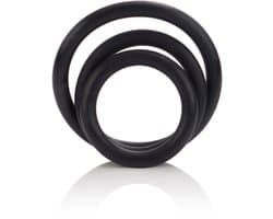 CalExotics - Rubber Ring - 3 Piece Set - Rings Zwart