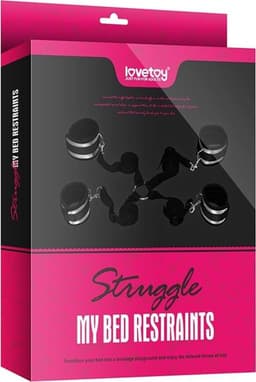 Bed Bondage Set voor onder het bed door luxe LoveToy Struggle — thumbnail 5