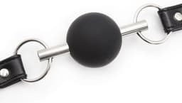 Banoch - Ballgag black Luxe - Siliconen - Zwart - bondage — thumbnail 15