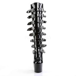 Pleaser Kniehoge laarzen -37 Shoes- ADORE-2043 US 7 Zwart — thumbnail 2