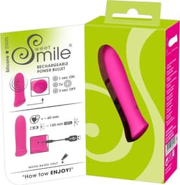 Sweet Smile – Krachtige Mini Bullet Vibrator Ideale Reisgenoot en Fluister Stil – 8.5 cm – Roze — thumbnail 6