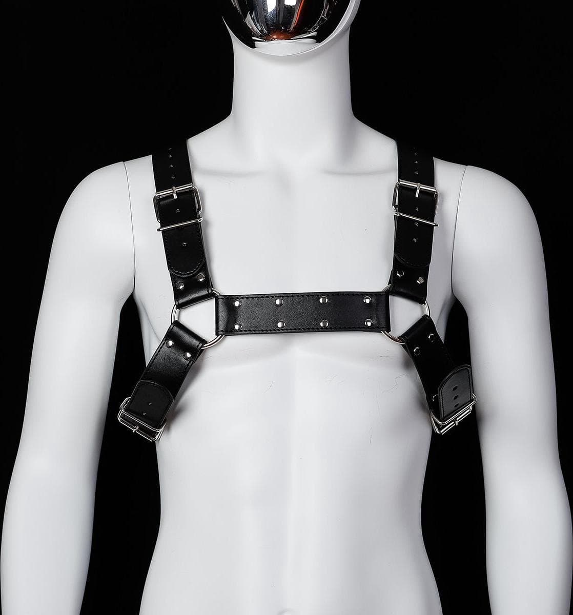 Banoch | Chest harness Rapheal - pu leren harnas voor man — afbeelding 1