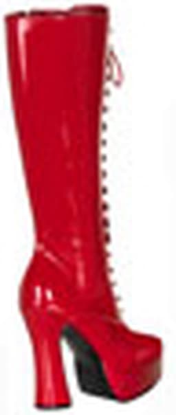 Pleaser - ELECTRA-2020 Kniehoge laarzen - US 12 - 42 Shoes - Rood — thumbnail 2