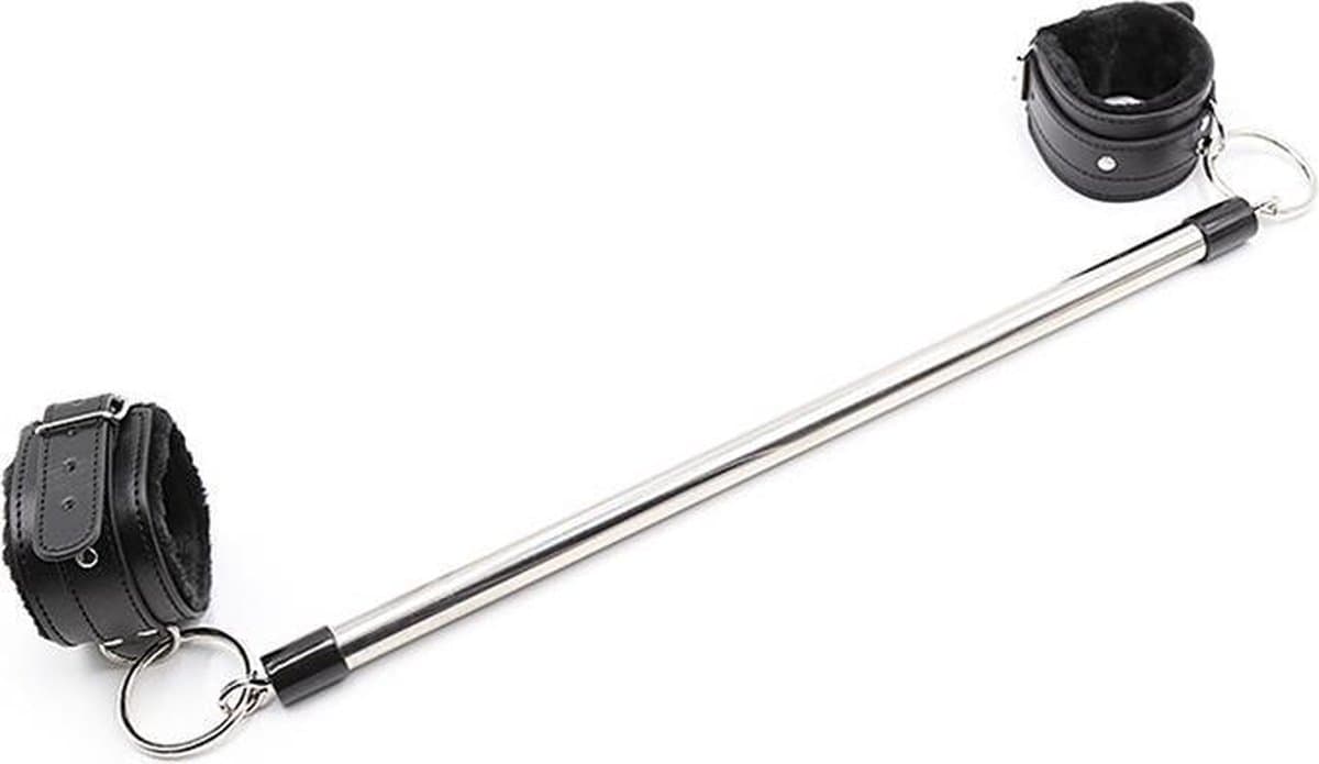 BDSM spreader bar / spreidstang verstelbaar met 2 handboeien Cimejo® — afbeelding 1