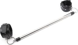 BDSM spreader bar / spreidstang verstelbaar met 2 handboeien Cimejo® — thumbnail 1