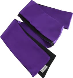 Banoch | Blinddoek Zwart / Paars - zacht 150 cm 8 cm breed — thumbnail 6