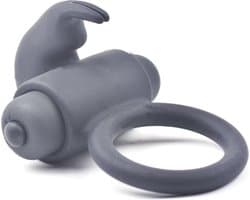 Silicone Rabbit Vibration Cock Ring Zwart - Heerlijk gevoel tijdens penetratie - Stimulerend voor mannen en vrouwen - Spannend voor koppels - Sex speeltjes - Sex toys - Erotiek - Sexspelletjes voor man – Seksspeeltjes - Cockring vibrerend - Penisring