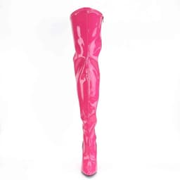 SEDUCE-3000 (EU 39 = US 9) 5 Heel Stretch Thigh High Boot, Side Zip — thumbnail 2