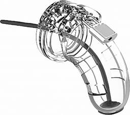 Model 15 - Chastity - 3.5" - Cock Cage - Transparent — thumbnail 1