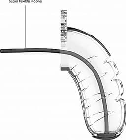 Model 16 - Chastity - 4.5" - Cock Cage - Transparent — thumbnail 7