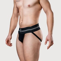 MM Sports The Original No. 10 Jockstrap 3 inch Multipack 1x Black + 1x White - MAAT L - Heren Ondergoed - Jockstrap voor Man - Mannen Jock — thumbnail 5