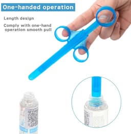 3-Delige Glijmiddel Injector I Anaal Douche I Verhoogd Comfort & Gebruiksvriendelijke I Voor Hem & Haar I ABS I Blauw — thumbnail 3