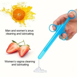 3-Delige Glijmiddel Injector I Anaal Douche I Verhoogd Comfort & Gebruiksvriendelijke I Voor Hem & Haar I ABS I Blauw — thumbnail 2