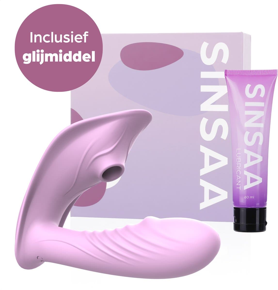 Sinsaa Vibrator 3-in-1 - Sex Toys voor Koppels & Vrouwen - Vibrators voor Vrouwen - Intense G-Spot & Clitoris Stimulator - Dildo Vibrators — afbeelding 1