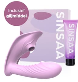 Sinsaa Vibrator 3-in-1 - Sex Toys voor Koppels & Vrouwen - Vibrators voor Vrouwen - Intense G-Spot & Clitoris Stimulator - Dildo Vibrators — thumbnail 1