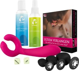 EasyToys Playtime Essentials – Koppelbundel: Vibrator voor Koppels, Erotisch Spel, Buttplug Set, EasyGlide Glijmiddel 150 ml & Toy Cleaner 150 ml — thumbnail 1