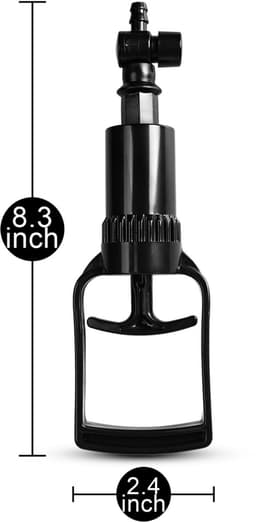 Penispomp met Handgreep en Meterschaal – Vacuümpomp voor Mannen met Realistische Manchet – Erectie- en Vergrotingstrainer — thumbnail 3