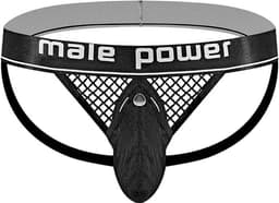 Cock Ring Jock - Black - L/XL — thumbnail 3