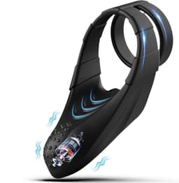 IntiMate® DuoVibe - Intens Vibrerende Dubbele Cockring en Perineumstimulator - Luxe Dubbele Penis Trainer met 10 Vibratiestanden - Sex Toys voor Mannen - Dubbele Penisring met Ballzakstimulatie - 3-in-1 Penisversterking - Discrete Verpakking — thumbnail 1