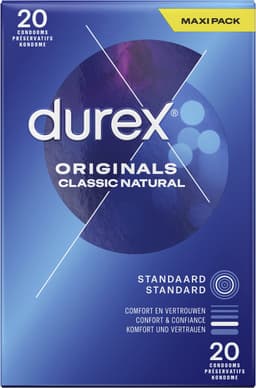 Durex Condooms - Classic Natural 20st x3 - Voordeelverpakking — thumbnail 2