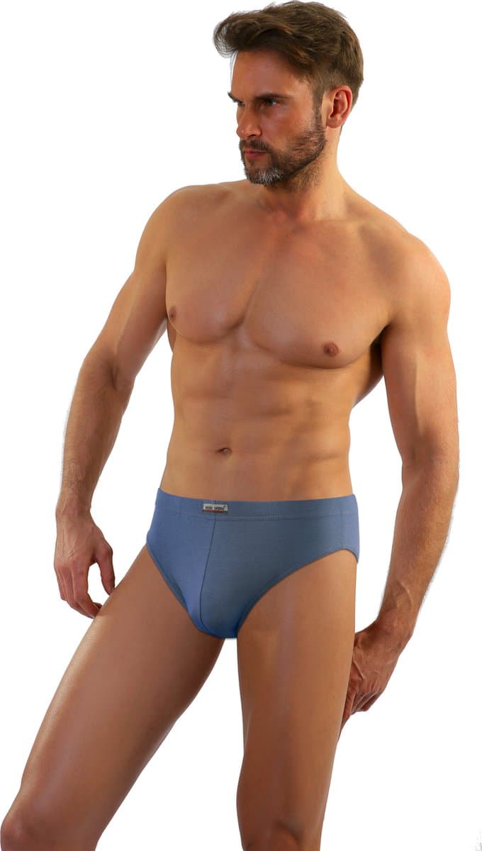 Sesto senso- Leopard- slipje - katoen- blauw 'jeans' L — afbeelding 1