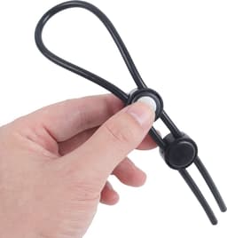 Banoch | verstelbare lasso cockring dubbel | verstelbaar siliconen | penisring — thumbnail 2