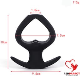 Anaal Plug XXL - Klysma Buttplug met Kraantje - Hol Design - Prostaat Stimulator — thumbnail 2