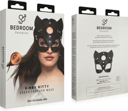 Bedroom Fantasies - Kinky Kitty Masker - Zwart — thumbnail 4