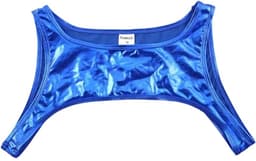 Heren tank top harnas - Erotische top mannen - PU Leder - Leer - Topje - Rollenspel - Goede kwaliteit — thumbnail 2