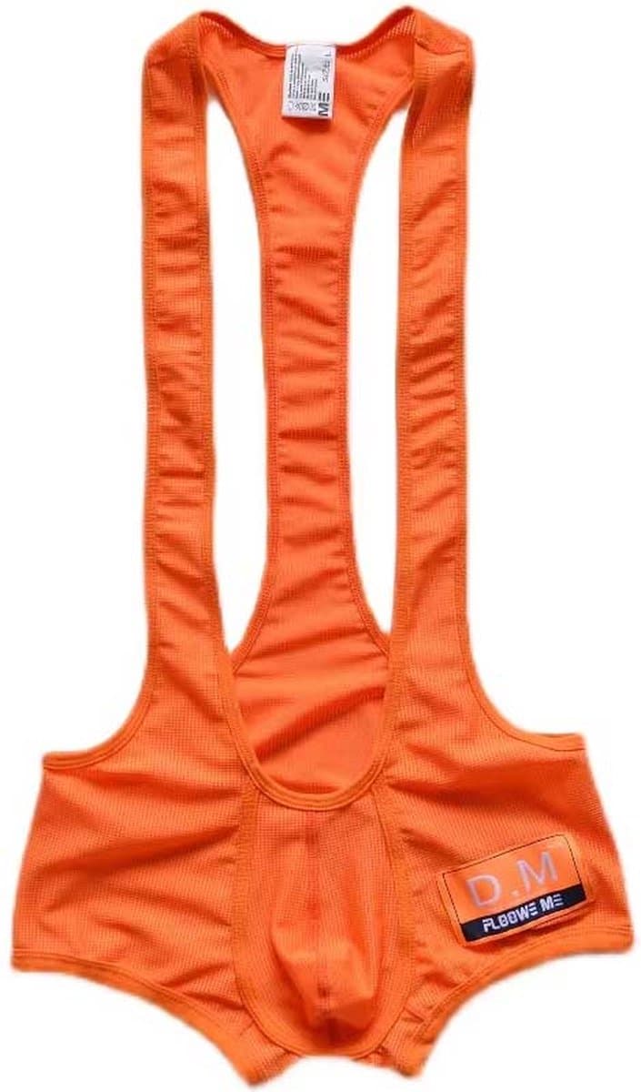 Mankini Oranje - Heren Lingerie - Tankini - Sexy Ondergoed — afbeelding 1