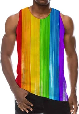 Regenboog Hemd - Pride - Sexy - Rollenspel - Mannen — thumbnail 1