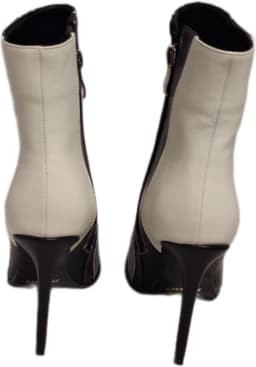 RUON-LUXE ENKELLAARSJE-NAALDHAK-RED/BLACK/WHITE/SILVER-IMITATIONLEDER-39 — thumbnail 4