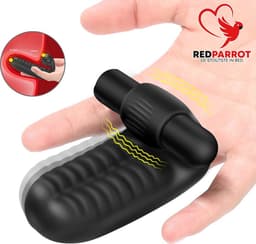Premium vingervibrator - Krachtige stimulans - Tien trilstanden - Topkwaliteit - Erotische vibrator - Hoogwaardige uitvoering - Intimiteit - Vingeren — thumbnail 1