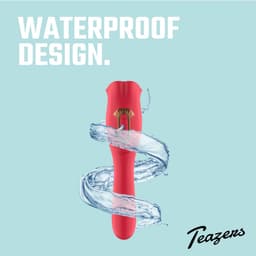 Teazers - Vibrator met Likkende Clitoris Stimulator - Vibrators voor Vrouwen - Sex Toys voor Vrouwen - Vibrators - Dildo’s - Clitoris Stimulator - Tong Vibrator - Rood — thumbnail 2