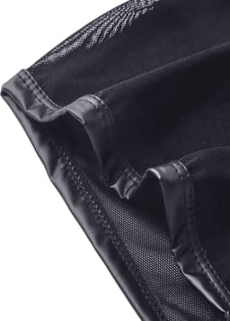 LekkerStout PU Boxershort Met lange Pijpen - Open Kruis - Zwart - Sexy Herenondergoed | XL | ( LS067 ) — thumbnail 4