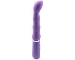 Aphrodisia Fantasy Bliss Vibrator - Paars - g-spot vibrator - geribbelde vibrator - paarse vibrator — afbeelding 1