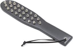 Nooitmeersaai - PU leren paddle met spikes - 30 cm — thumbnail 3