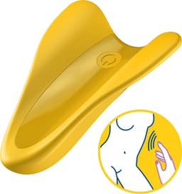 Satisfyer, vibrator, vingervibrator, klein en veelzijdig, 'High Fly' met batterij, siliconen, 7 cm — thumbnail 5