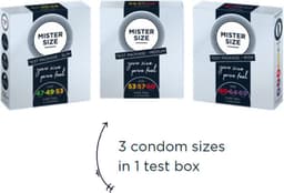 Mister Size TEST KIT - Condooms 60, 64, 69 mm - 3 Stuks transparant — thumbnail 7