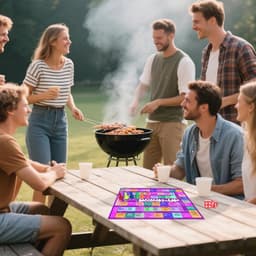 Drinkspel voor volwassenen - Gezelschapsspel Dobbelspel - Feestelijke Bijeenkomsten - Aanpasbaar Speelplezier - 32 x 22 x 1 cm — thumbnail 2