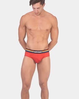 Barcode Berlin Multipack 1x Backless Brief Pride Red + 1x Pride Harness White - MAAT XL - Erotisch Heren Ondergoed - Slip voor Man - Sexy mannen Slip — thumbnail 3