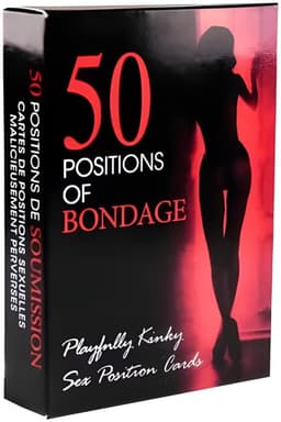 Intiem Cadeau - 50 positions of bondage - koppel spellen - kamasutra kaarten - kaartspel - BDSM — thumbnail 1
