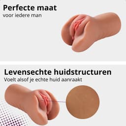 OurSecret® Rosalia 2-in-1 Pocket Pussy - Masturbator voor Man - Sex Toys voor Mannen - Vagina & Anus - Kunstvagina — thumbnail 3