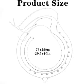 NTHProducts - Adjustable Belly Chain - 4 Stuks - Elegante Body Chain - Zilver - Trendy Tailleketting - Voor Feestjes en Avonden - Modieuze Accessoire — thumbnail 3