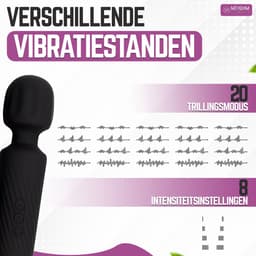ME'ADAM - Magic Wand Vibrator – Luxe Wand Massager voor Vrouwen – 20 Standen – Waterbestendig - Sex toys voor vrouwen - Satisfyer — thumbnail 2