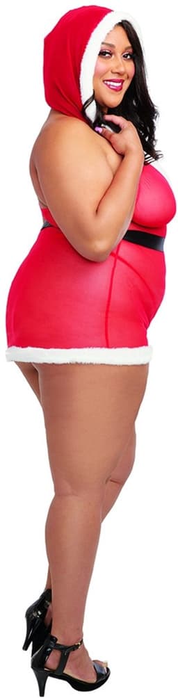 Santa Cutie - Transparant Speelpakje Kerstbabe - Kerst Outfit — thumbnail 2