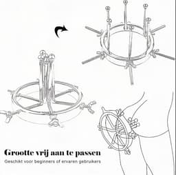 Anale fisting speculum - Anale spreider - RVS - BDSM - Tunnel buttplug — thumbnail 4