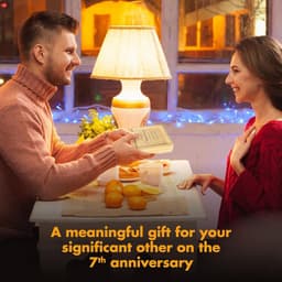 Houten Date Night Box met 52 Activiteiten voor 7 Jaar Huwelijksjubileum — thumbnail 5