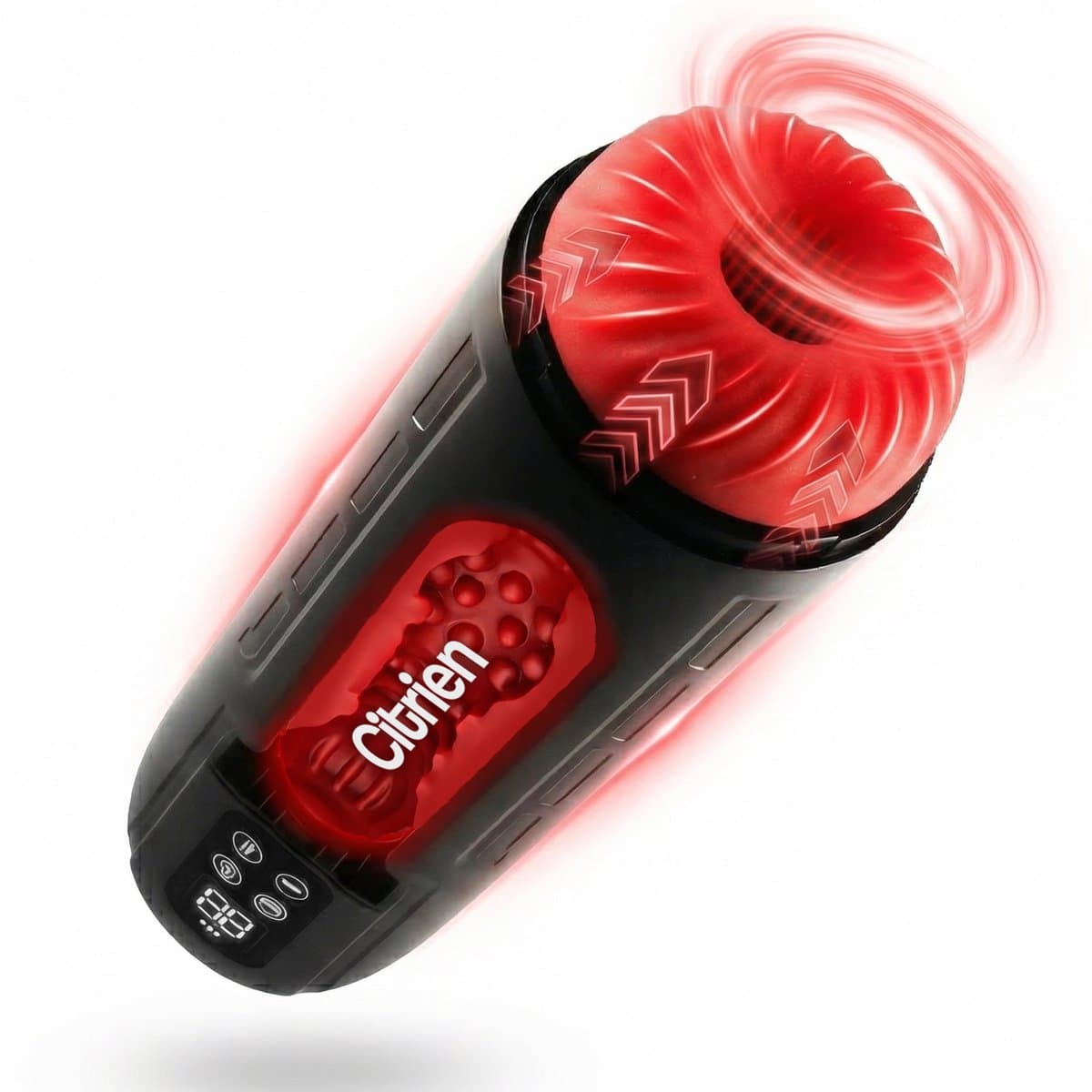 Citrien Lil' Sucker Blowjob Simulator met Stoot & Zuigstand, Vibratie & Warmtefunctie, Ultra Realistische Pocket Pussy & Masturbator voor man, de voorloper in Sex Toys voor Mannen met Gratis Glijmiddel — afbeelding 1